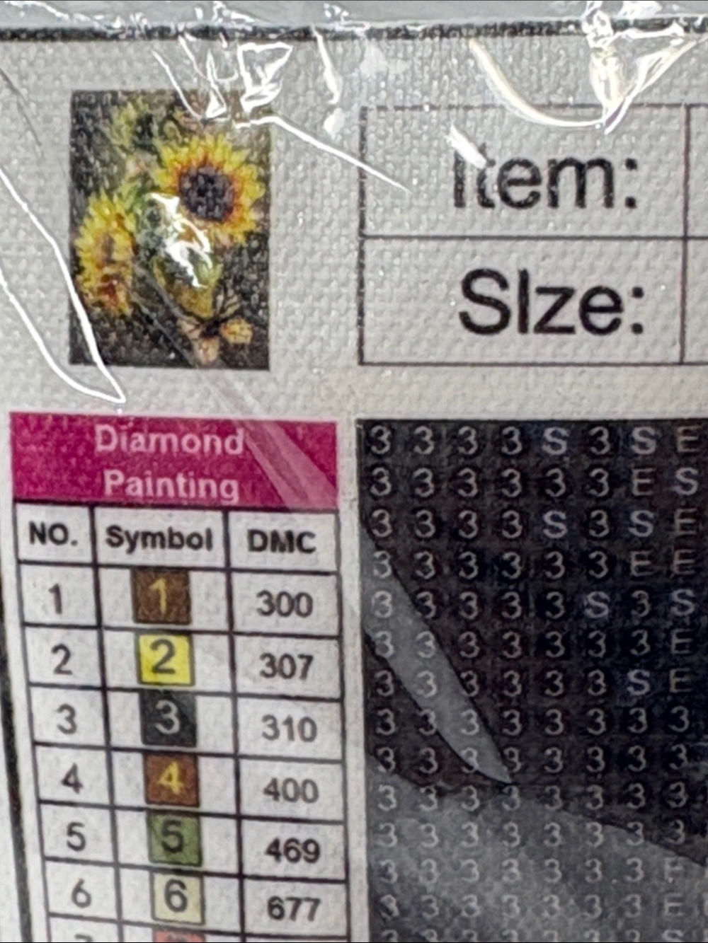 Diamond Painting Sunflower & Butterfly Kit B6890